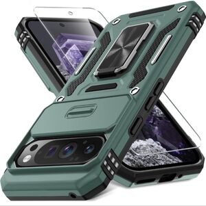 DEERLAMN Protective Cover Case for Google Pixel 9 Pro XL Apline Green (New)